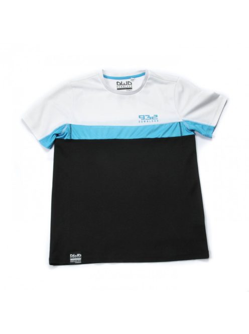 Lány sport póló, fekete, fehér, kék, 158-164-es méret, Download