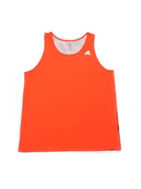Női sport trikó, narancssárga, háta fekete mintás, L-es méret, Adidas