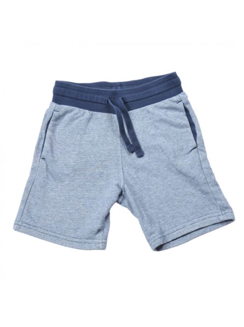 Fiú rövid nadrág, gumis derekú, megkötős, fehéres kék csíkos színű, zsebes, 116-os méret, H&M