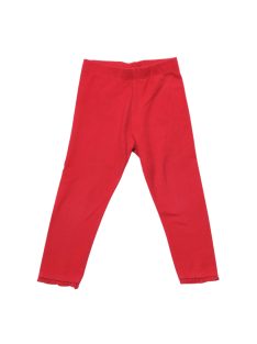   Lány  baba hosszú szárú nadrág, leggings, vékony, vörös színű , szárai alján csipkés, dereka gumis, 92-es méret, Next