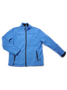   Férfi kék, sohtshell dzseki, zipzáras, zsebes, belül polár béléses, jelölt XXL méret, Falcon Sports