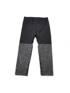   Női sport 3/4-es szárú leggings, fekete, szürke színű. M-es méret, H&M