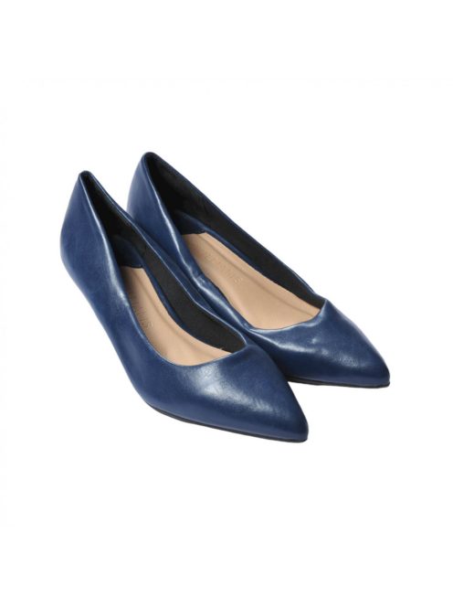 Női  kék cipő, magassarkú, UK 4,   Eu 37-es méret, JD Williams