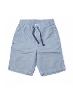   Fiú rövid nadrág, kék-fehér vékony csíkos, gumírozott derekú, megkötős, 4-5 éves méret, H&M
