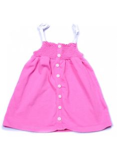   Lány ruha, baba, ujjatlan, pántos, rózsaszín, 6-9 hónapos méret, Marks&Spencer          
