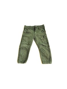   Fiú nadrág, farmer, zöld,  állítható derekú, zsebes, 92-es, H&M