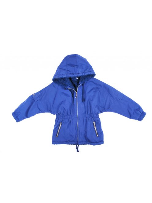 Fiú kabát, kapucnis, zsebes, zipzáras, kék,  116-os méret,  C&A