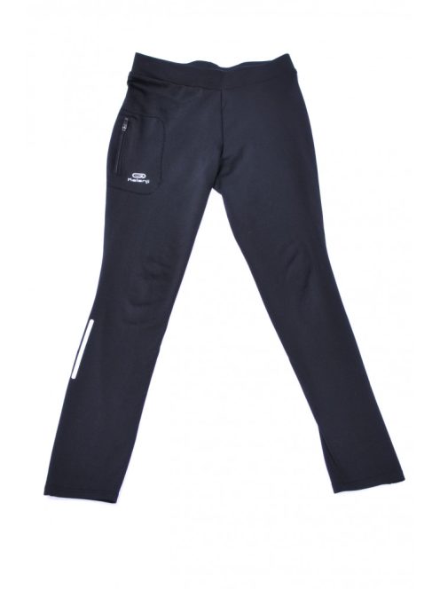 Lány nadrág, sport leggings, fekete, 110-116-os méret, Kalenji