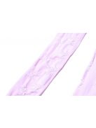 Lány baba harisnya, rózsaszín, anyagában hímzett rózsaszín mintás, 12-23 hó