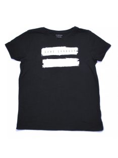 Fiú póló, fekete, feliratos, 152-es méret, Primark